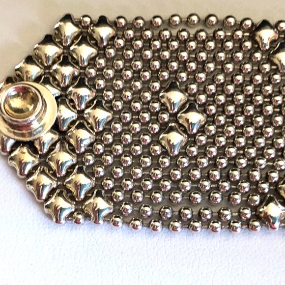 Sergio Gutierrez Liquid Metal B44 Silver Mesh Bracelet - Picture 3 of 8